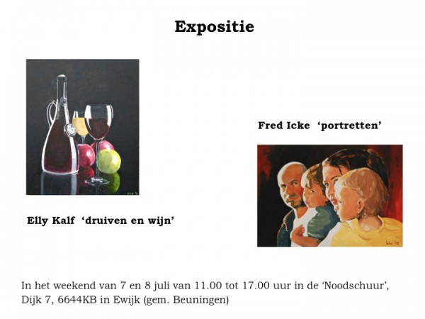 Expositie in De Noodschuur in Ewijk, 2012