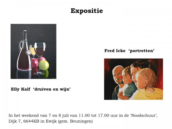 Expositie in De Noodschuur in Ewijk, 2012