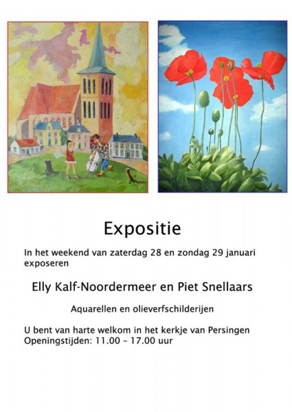 Uitnodiging expositie kerkje van Persingen 2006