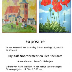 Uitnodiging expositie kerkje van Persingen 2006