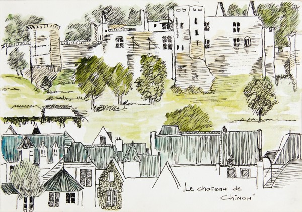 Le chateau de Chinon